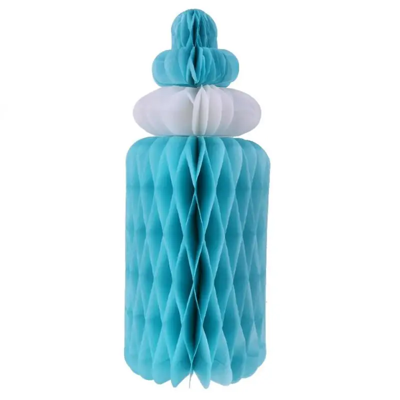 1 шт. розовая голубая бутылка бумага Pom помы цветные шары душа ребенка Дети День