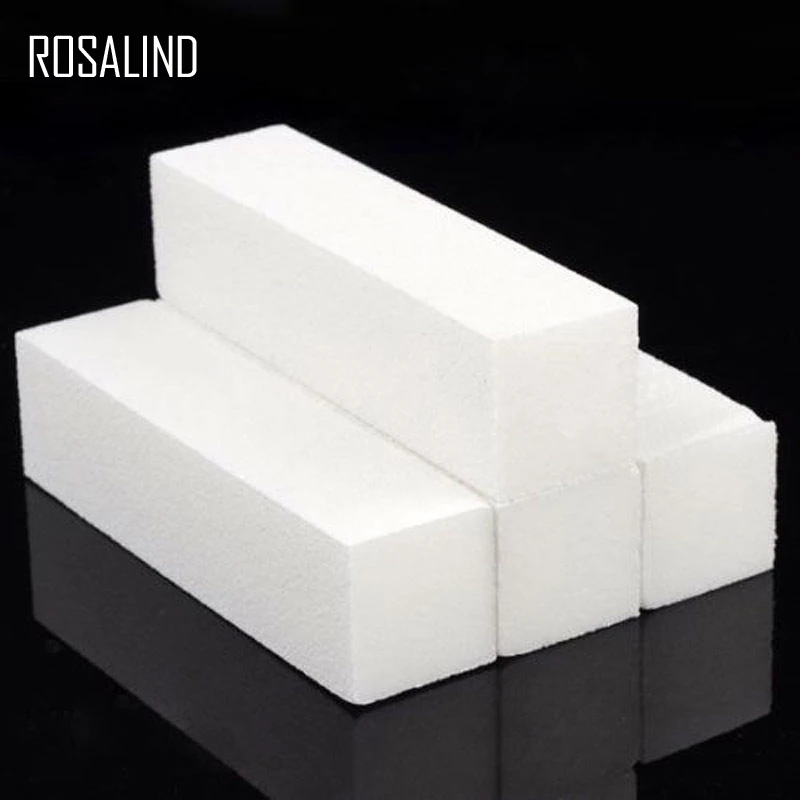 Набор инструментов для маникюра ROSALIND 4 шт./лот блок пилка белый самостоятельного