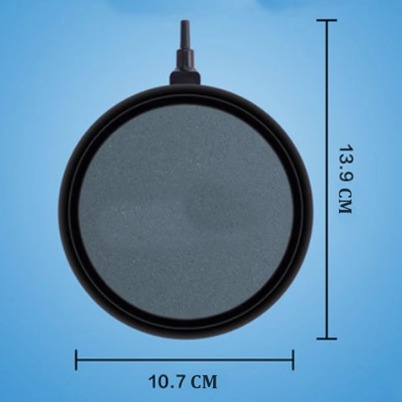 1x107CM Bubble stone Супер мощный компрессор для рыб Ультра тихий аквариумный воздушный насос сильный воздушный поток W/Maglev Tech Рыбная ферма морской бассейн 16 Вт 30л/м - Цвет: 1x107CM Bubble stone