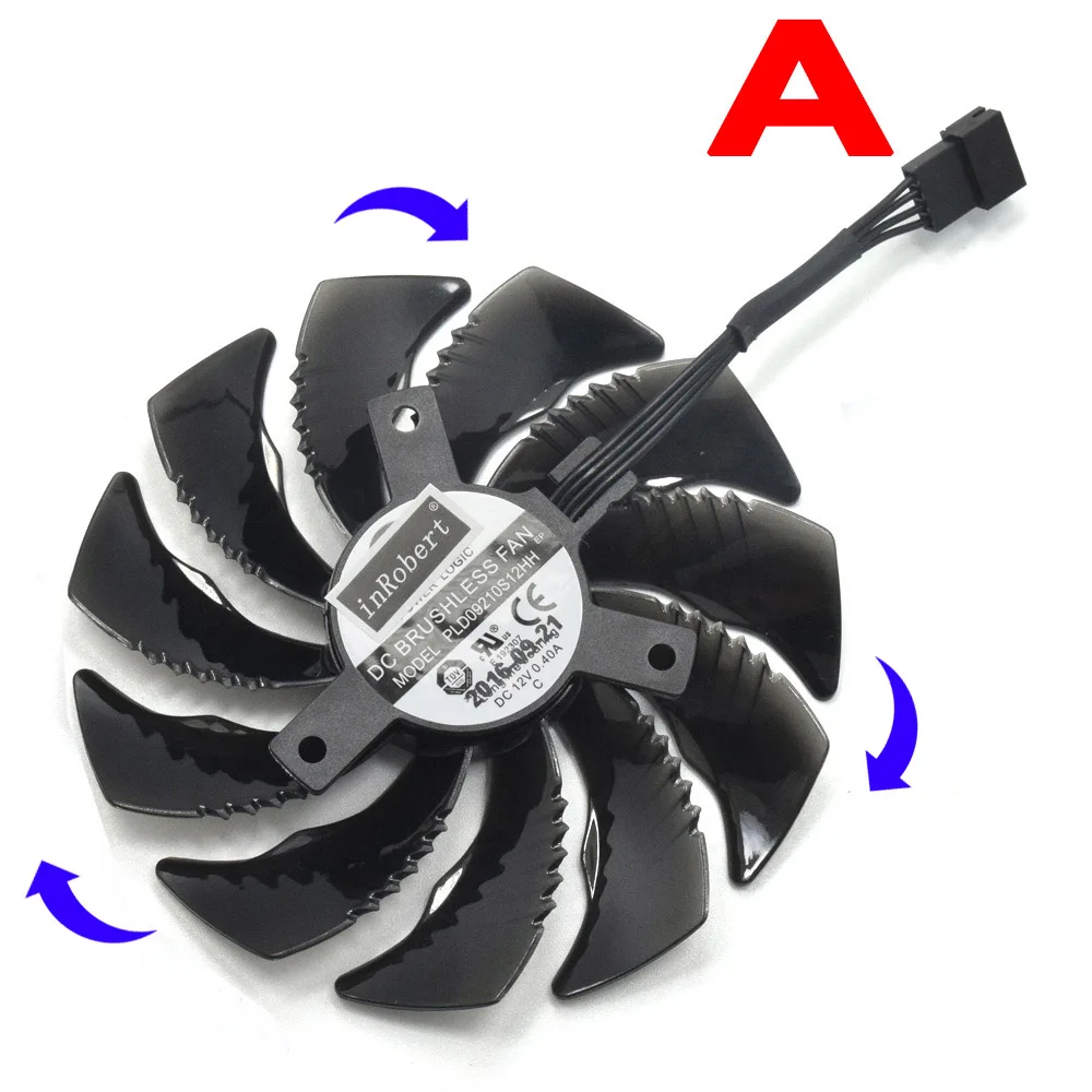 Кулер для игровой карты Gigabyte GTX1060 1050 1070 Ti RX 480 570 580|Кулеры и системы охлаждения