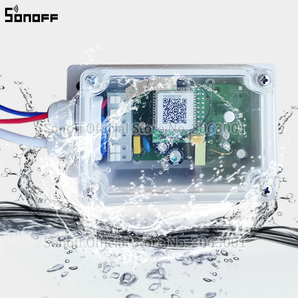 Sonoff IP66 водонепроницаемая распределительная коробка водонепроницаемый чехол водостойкий корпус Поддержка Sonoff Basic/RF/Dual/Pow для рождественских елок