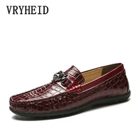 vryheid high quality genuine leather men shoes soft moccasins loafers fashion brand men flats comfy driving shoes big size 3847