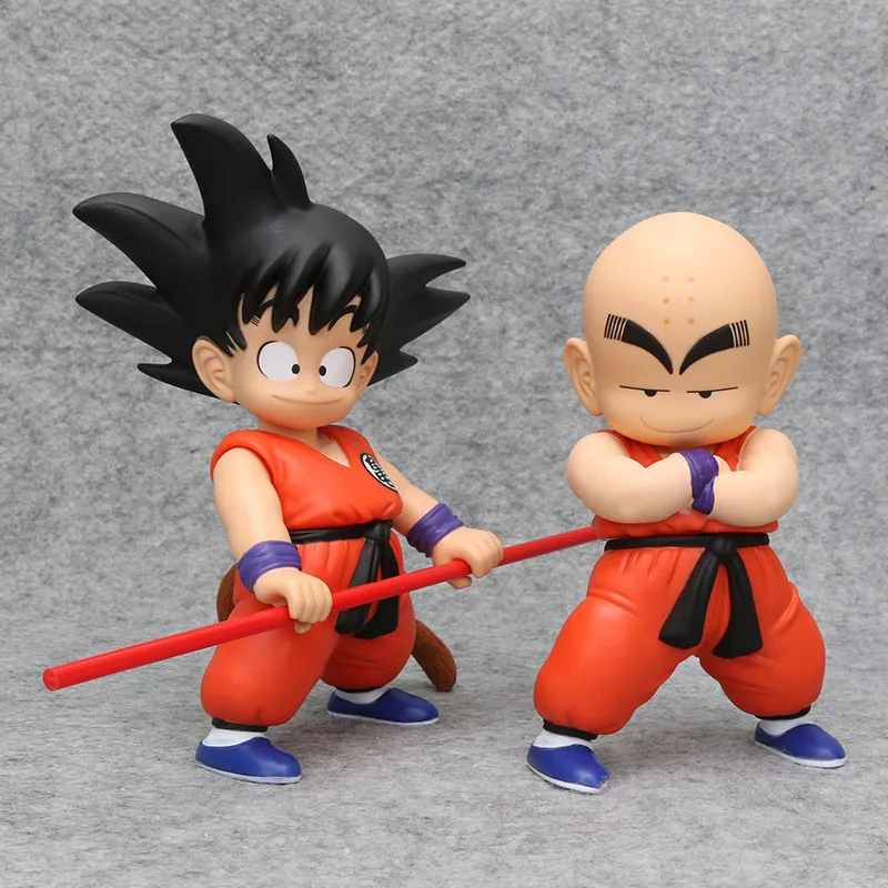 Dragon Ball Z Goku Kuririn фигурка Драконий жемчуг сон gokou Krillin из ПВХ Коллекция фигурок игрушки для Рождественский подарок brinquedos