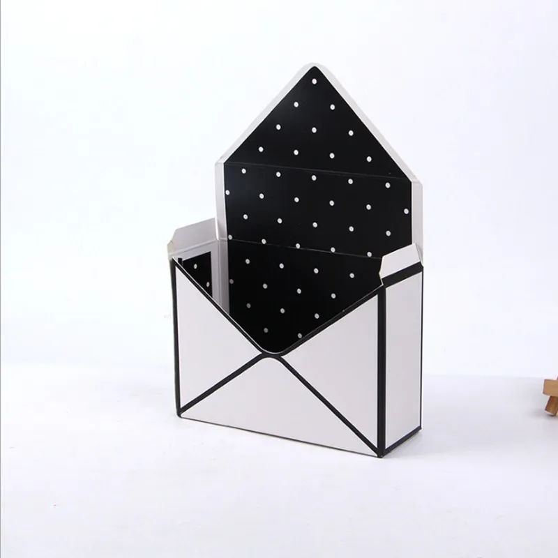 same as pic Новинка 1 шт корейский модный конверт Цветочная коробка украшение магазина корзина особенная Подарочная коробка Цветочная коробка импортный изготовленный на заказ картон - Цвет: same as pic