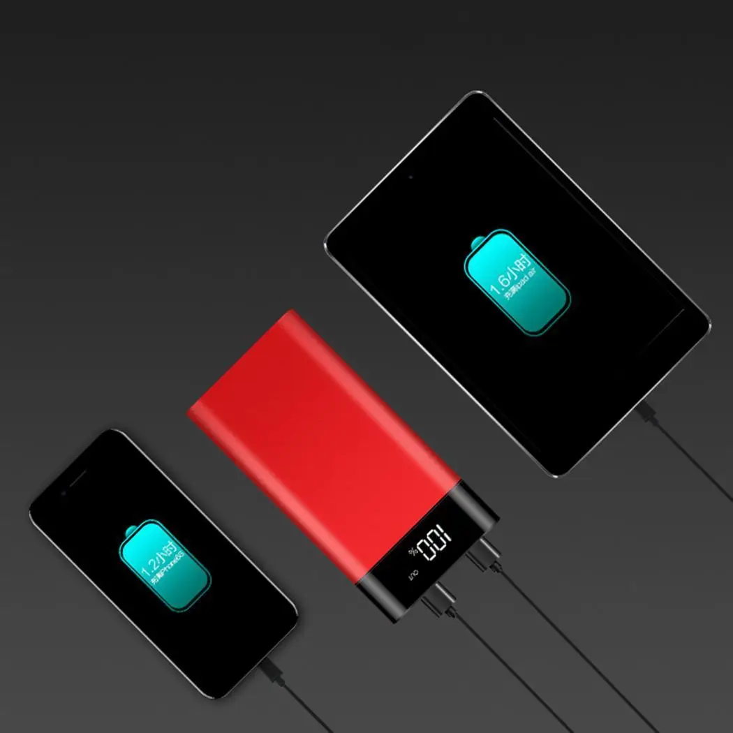 10000 мАч большая емкость модный новый внешний аккумулятор выход портативное