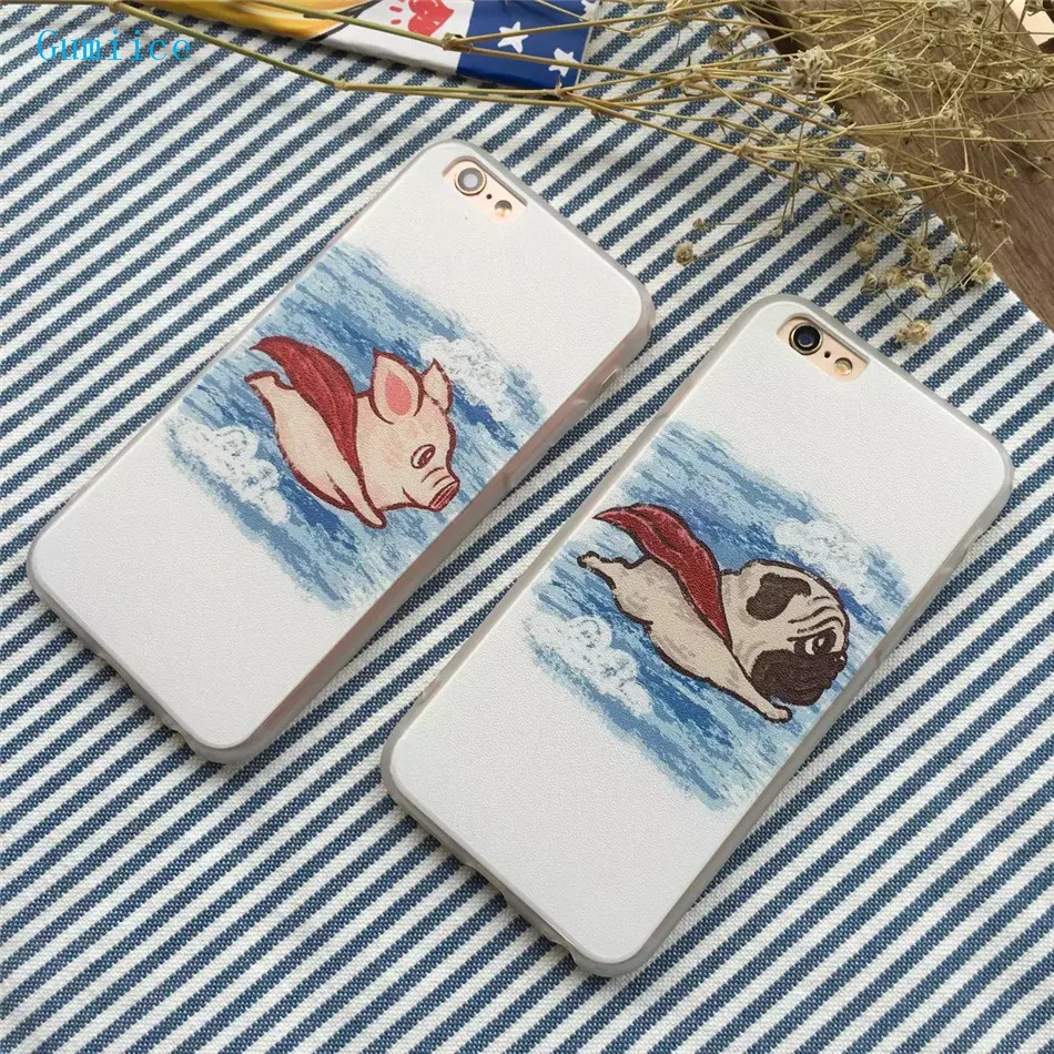 Gumiice чехол для телефона iPhone 6/6S мастер пловец скороговоркой шелковые линии
