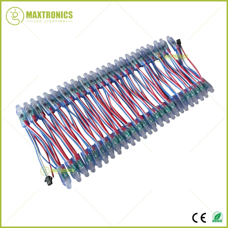50 шт./Лот 12 мм WS2811 2811 IC RGB светодиодный модуль Водонепроницаемая DC12V цифровая