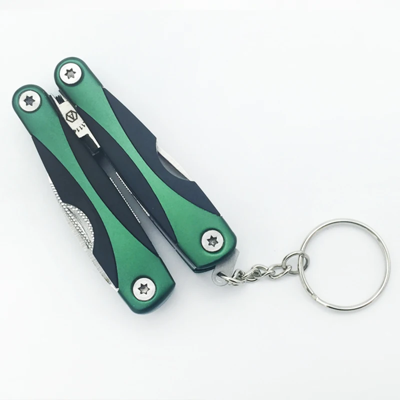 LAOA Multi-function folding knife Outdoor Survival Mini Tool Plier Small Size Multi-Function Combination Folding Pliers