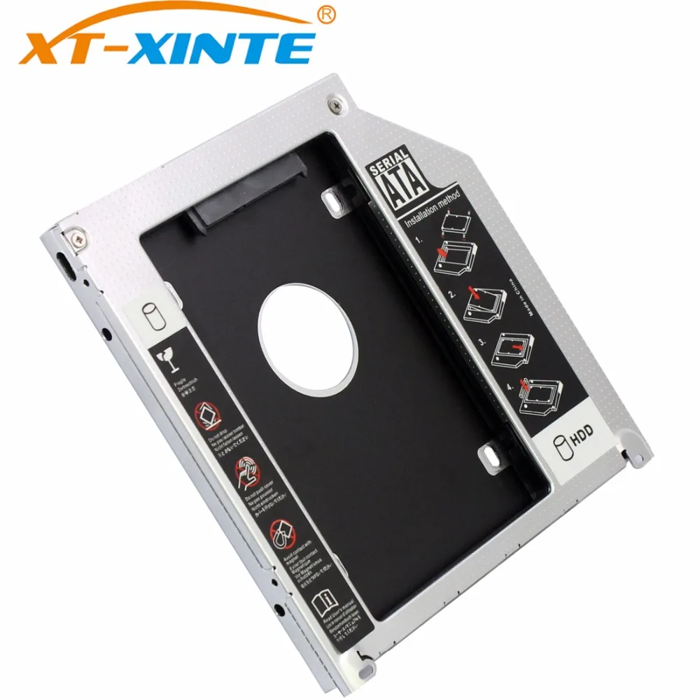 SATA 2-й жесткий диск SSD HDD Caddy для MacBook Pro A1278 A1286 2," /9,5 мм SATA для SATA HDD Caddy