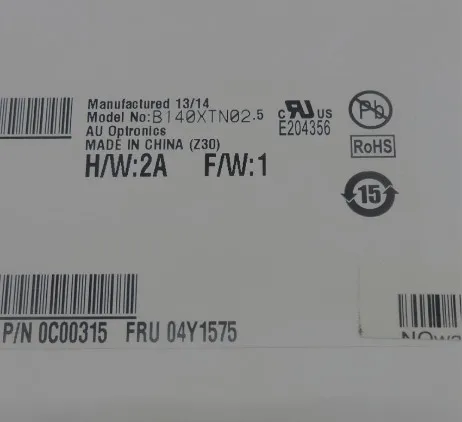 Для hp EliteBook Фолио 9470 м светодиодный ЖК-дисплея ноутбука Экран B140XTN02.5 1366X768