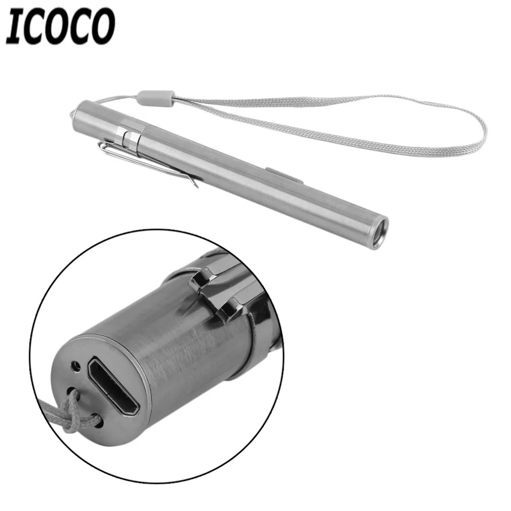 Водонепроницаемый портативный креативный мини USB фонарик ICOCO 2017 светодиодный