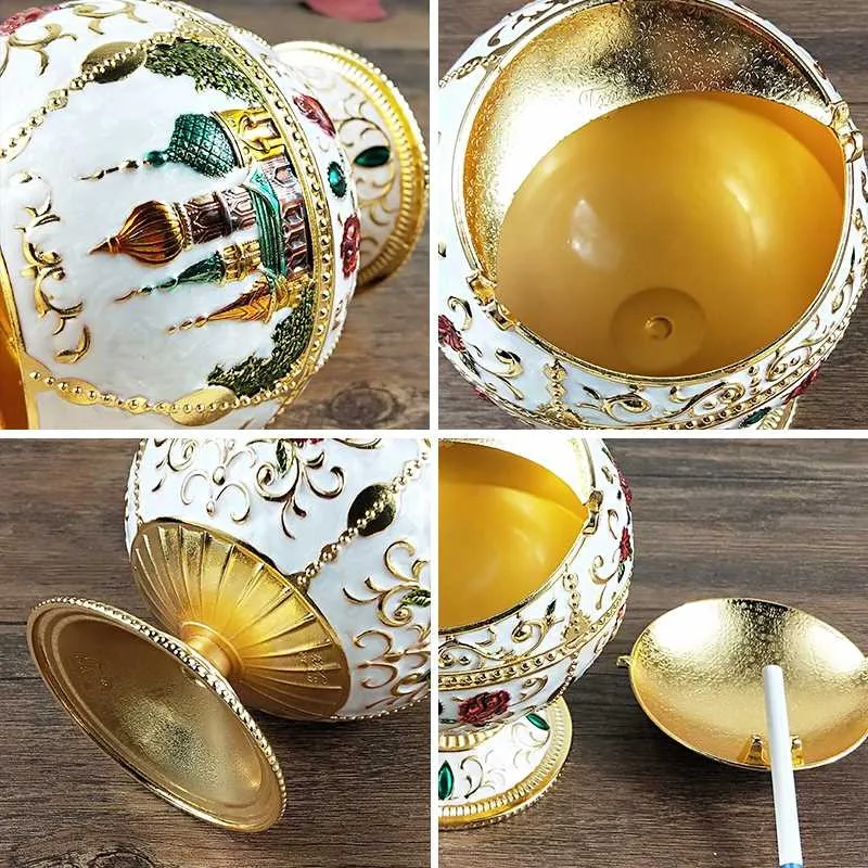 Пепельница ручной работы в русском стиле креативная многофункциональная