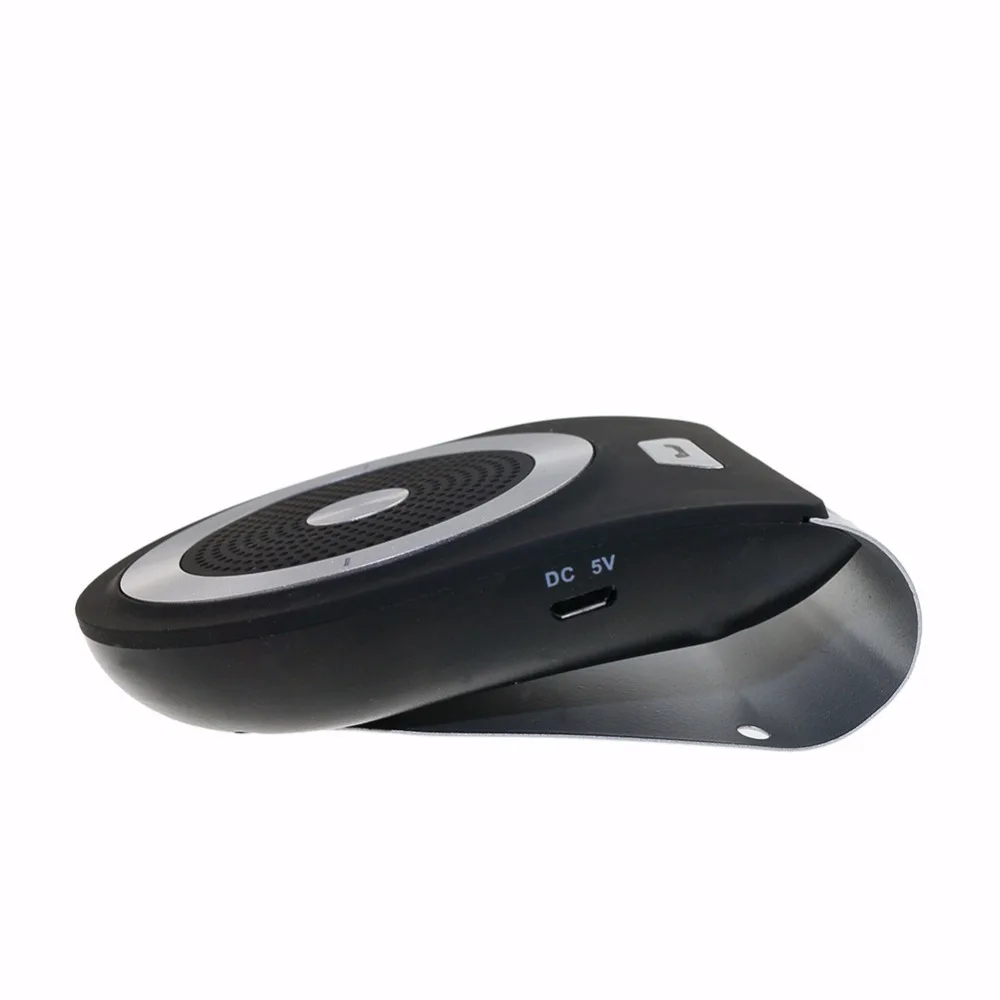 Car Styling Hands-free Bluetooth Kit Speakerphone Noise Cancelling Multi-point Wireless Clip On Sun Visor Portable Audio | Автомобили и