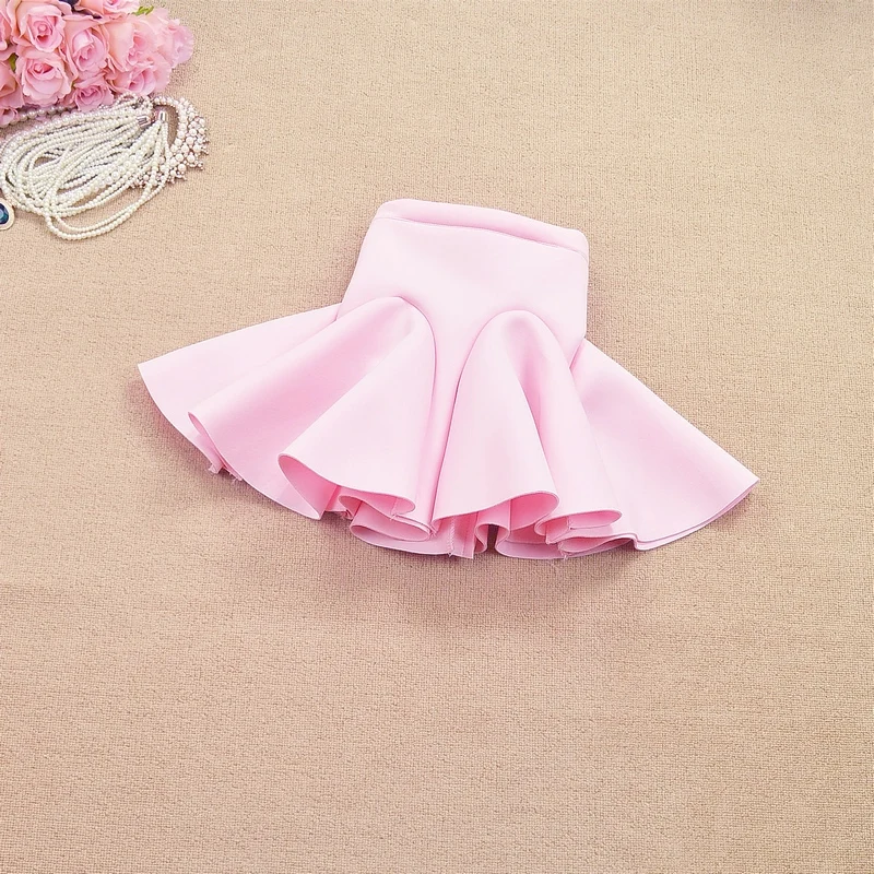 2017 новая коллекция весна пространство хлопок юбка воланом все матч сладкий талия