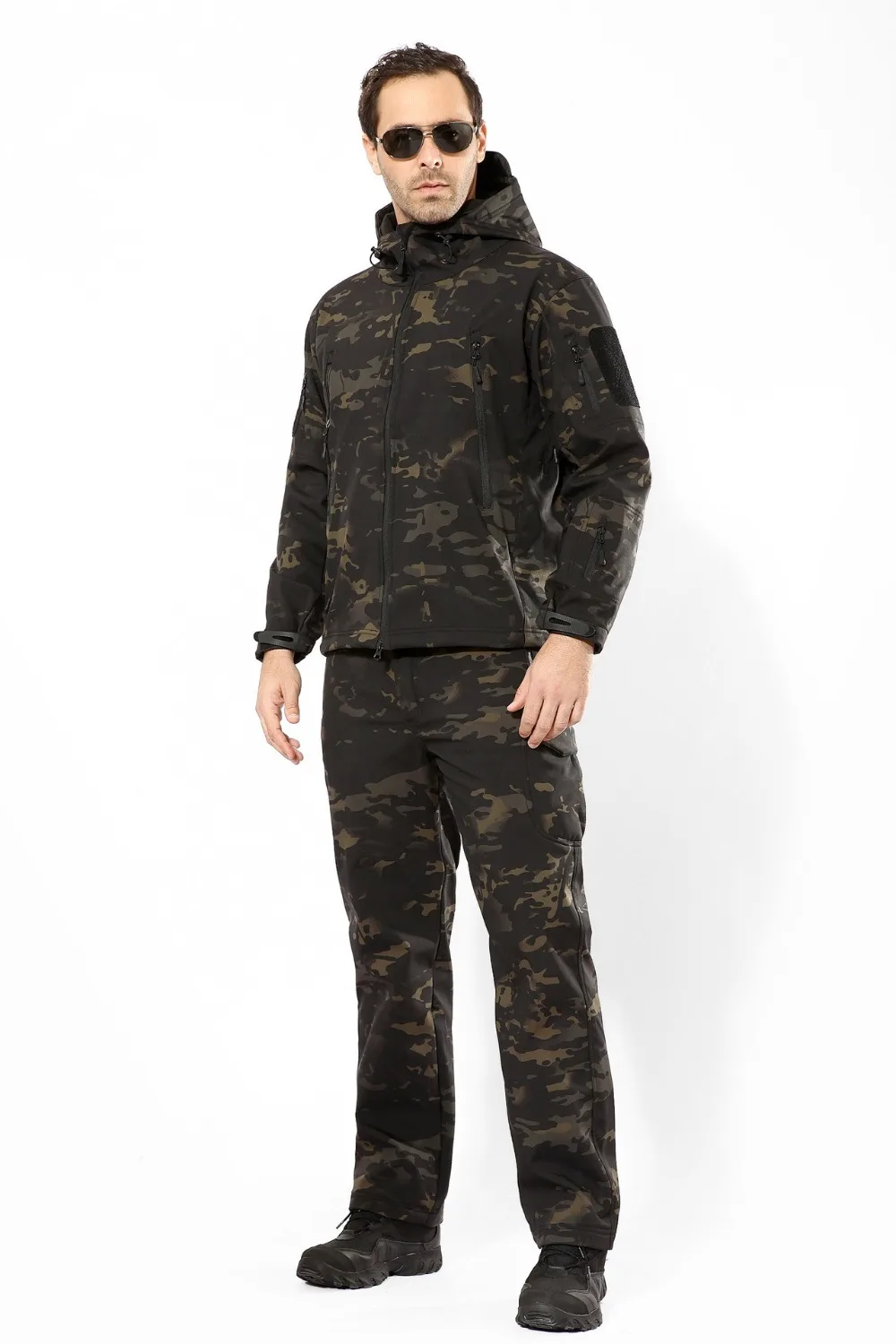 Куртка мужская в стиле милитари с капюшоном водонепроницаемая|Мужские куртки| |