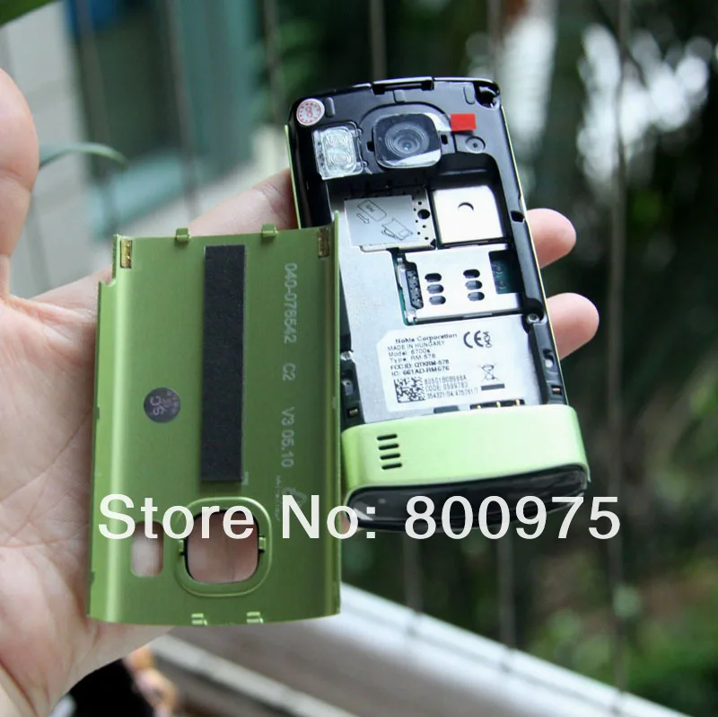 NOKIA 6700 Silder телефон Восстановленный 3g GSM разблокированный 6700s мобильный телефон зеленая английская клавиатура