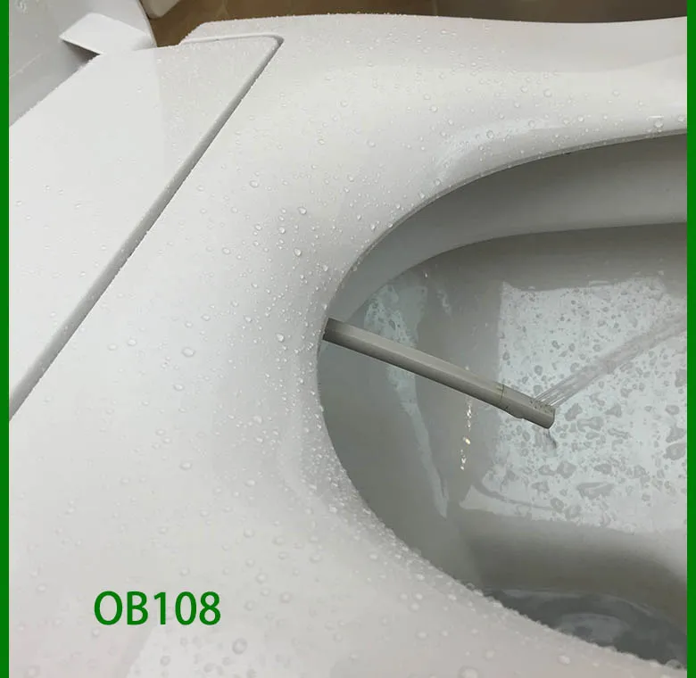 Не электрический туалет биде сиденье Washlet двойной сопла распылителя доставки-американских удлиненные стиль / круглый стиль стандартный туалет чехол для унитаза душ биде шланг для гигиенический душ биде портативное