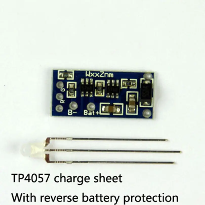 Зарядная плата для литиевых батарей TP4057 1A DIY 18650 Защита полярности аккумуляторных