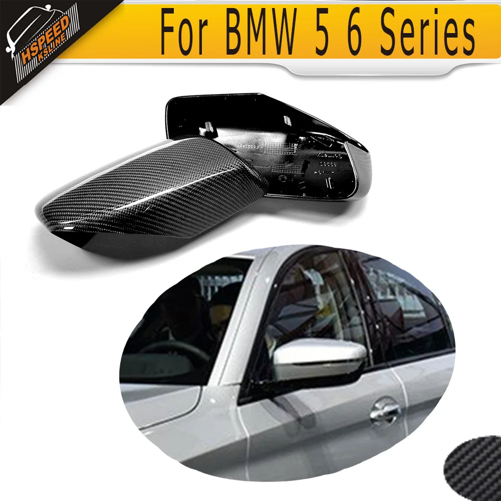 Колпачки для боковых зеркал из углеродного волокна BMW 5 6 серии E60 E61 E63 E64|side mirror