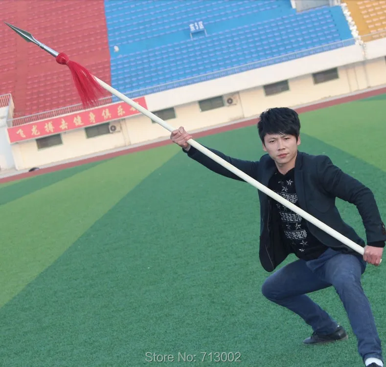 WuShu Spear lance Martial arts CHINESE Stainless steel SPEARHEAD KungFu Saber Quality | Дом и сад