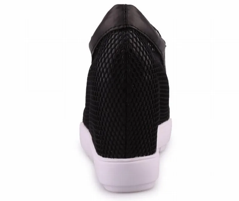 2017 женская обувь женщина на высоких каблуках платформы клин высота увеличение