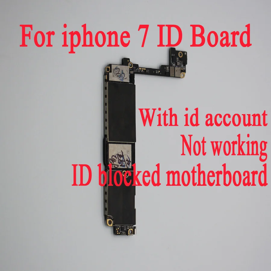 Для iphone 7 Plus с ICloud ID блокировки оригинальная материнская плата не работает эта