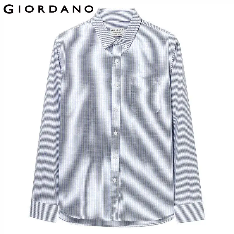 Giordano мужская футболка с круглым воротом и короткими рукавами и печатным принтом на груди, имеется несколько цветовых решений