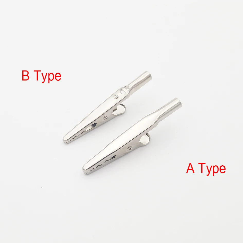 Металлический зажим типа крокодил с круглым хвостом Электрический для