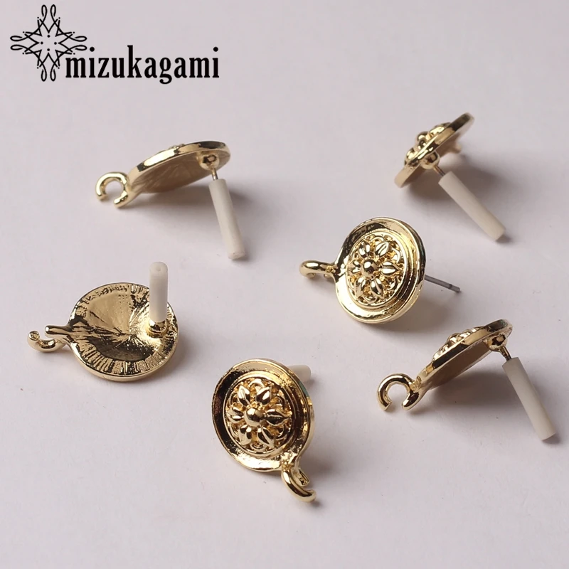 Круглые серьги подвески из сплава цинка круглые с подвеской от солнца 13 мм 6