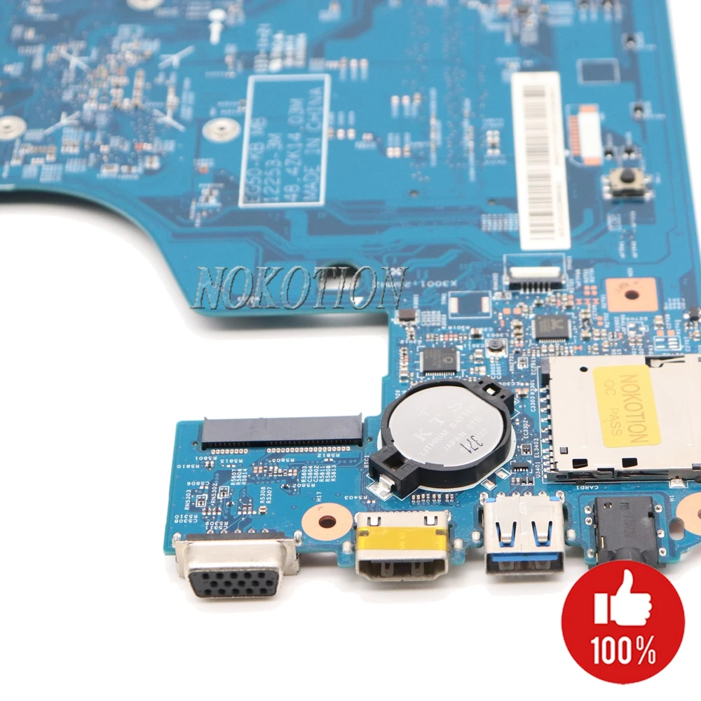 NOKOTION материнская плата для ноутбука acer aspire E1-522 EG50-KB MB 12253-3M 48.4ZK14.03M NBM811100N NB. M8111.00N материнская плата