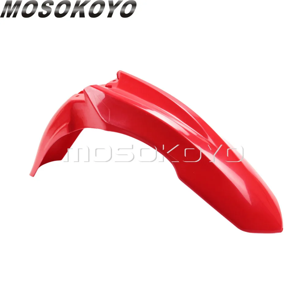 Красное переднее крыло для мотокросса для Honda CRF250R CRF450R CRF 250R 450R 2009-2013 переднее крыло