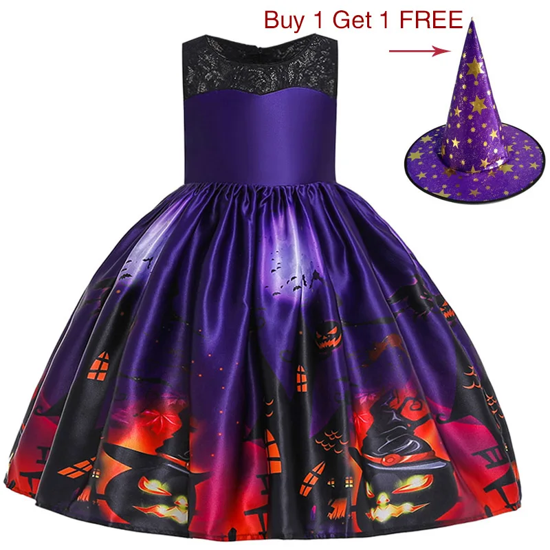 Горячая Распродажа платья для девочек на Хэллоуин вечерние вечеринку сестры