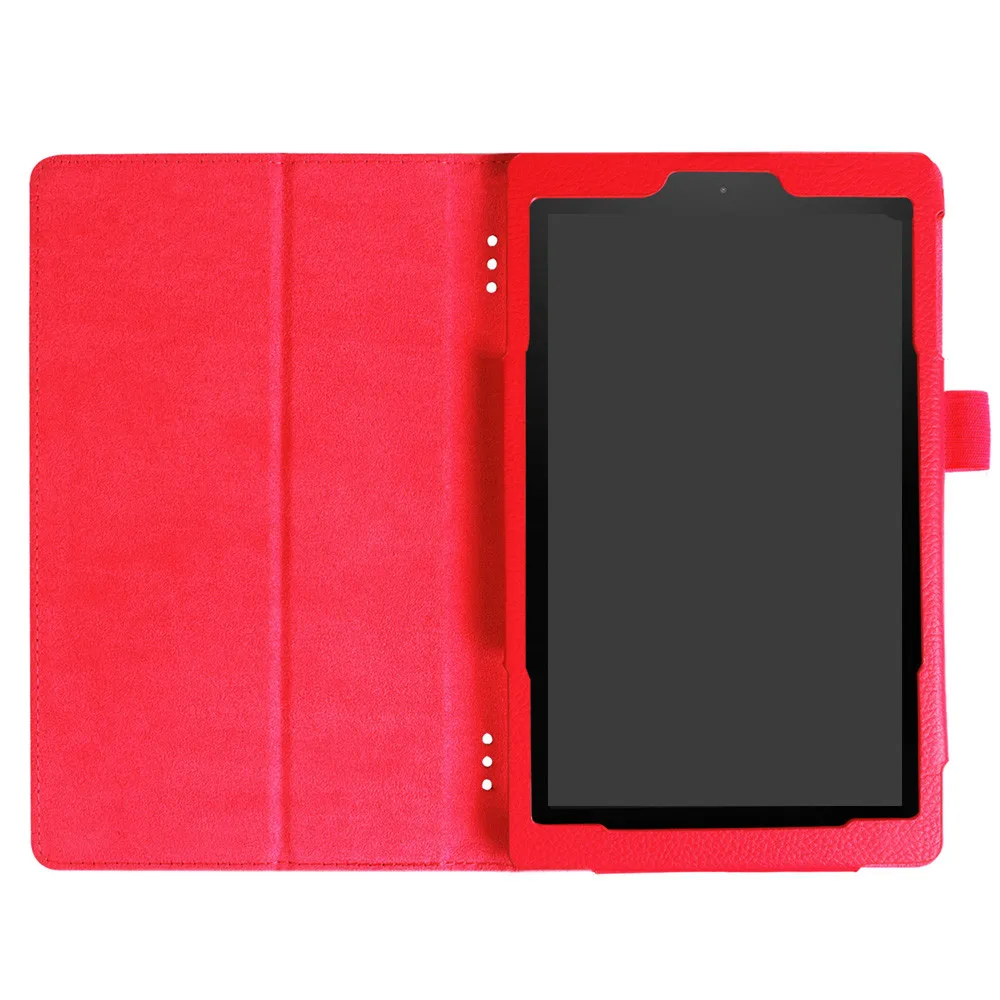 Red Для Amazon Kindle Fire HD 10 7th Gen Магнитная Кожаная подставка чехол из искусственной кожи чехол# H15 - Цвет: Red