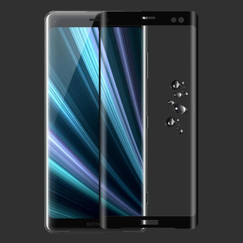 Закаленное стекло 9h пленка для sony XA XA1 плюс XA2 Ultra HD ясно 3D полное покрытие защитной