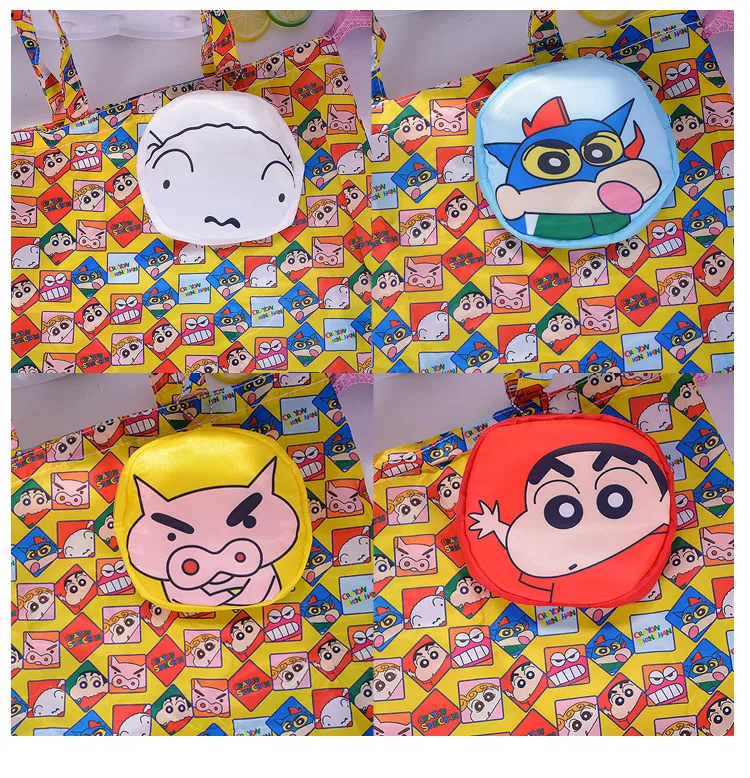 IVYYE 1 шт. Crayon Shin-chan модная переносная сумка для покупок в стиле аниме многоразовая сумка-тоут складные сумки Сумка для хранения новые