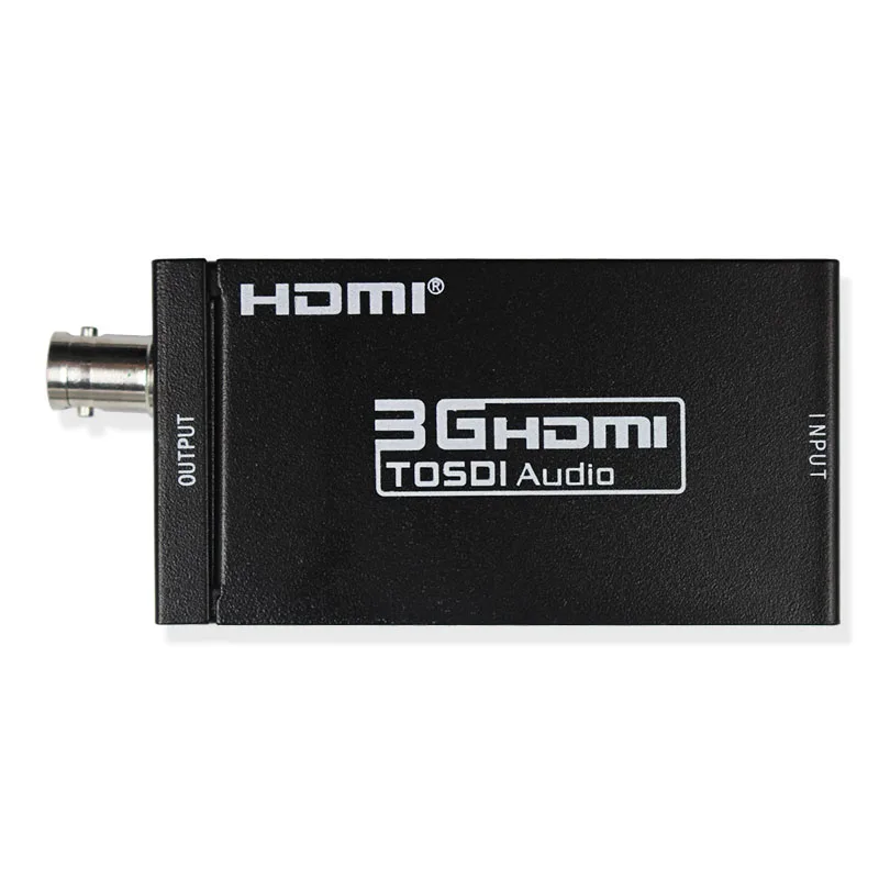 Конвертер HDMI в SDI 3G HD BNC SDI/3G 1080P Мультимедийный адаптер мини размера для HDTV с