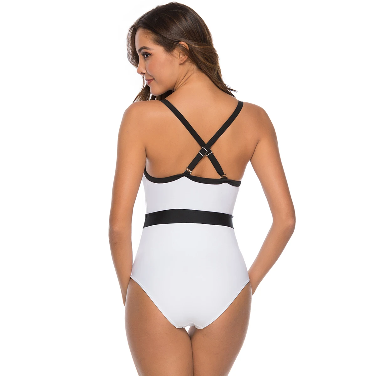 Сексуальный купальник с вырезами на талии милые трусики для девочек бикини белый