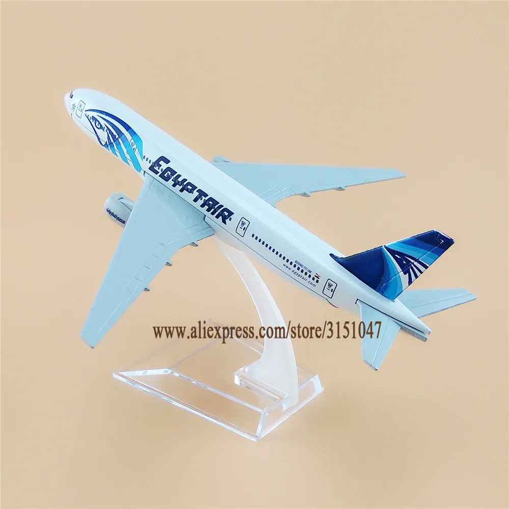 16 см EGYPT Air EGYPTAIR Airways Boeing 777 B777 Воздушный самолет модель самолета детские коллекции
