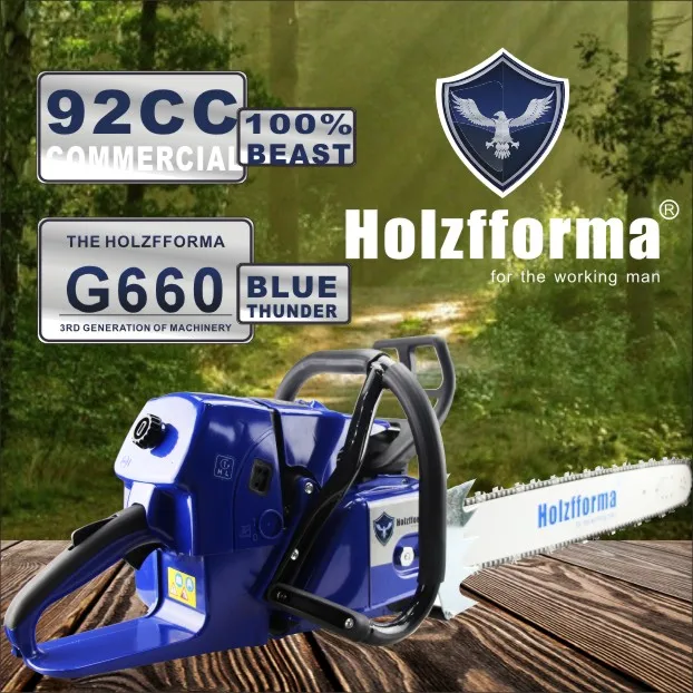 Farmertec Holzfforma G660 MS660 066 бензиновая цепная пила 92CC Роскошная рукоятка с 25 дюймовой направляющей и пильной цепью