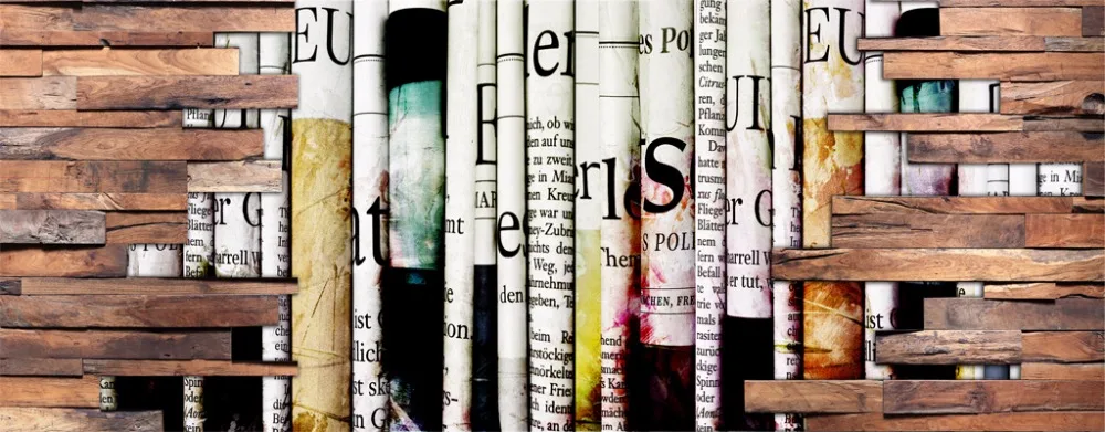 3D занавески украшения окна ретро кирпичные с персонажем гостиная печать фото на