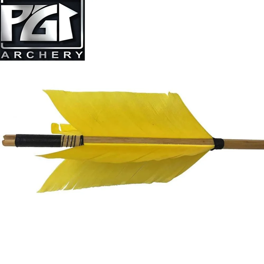 PG1ARCHERY стрельба из лука желтый мишень гриппа стрелки традиционными деревянными