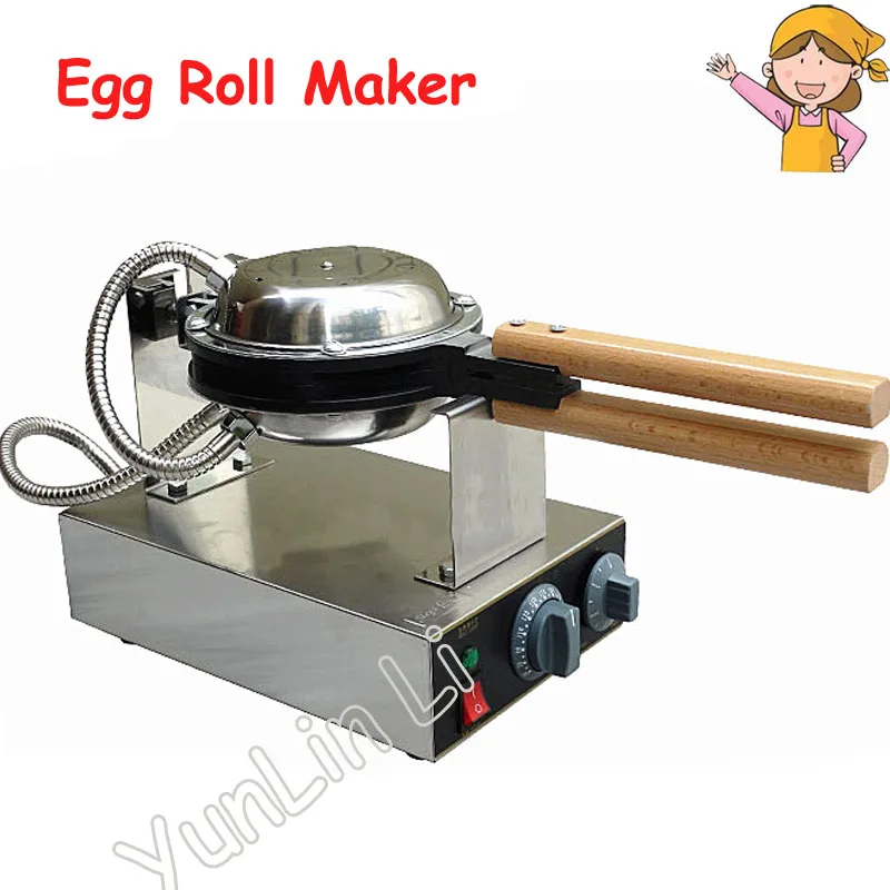 1400W Egg Roll Maker Household Electric Pan Muffin Machine Kitchen Waffle with Adjustable Thermostat FY-6 | Бытовая техника