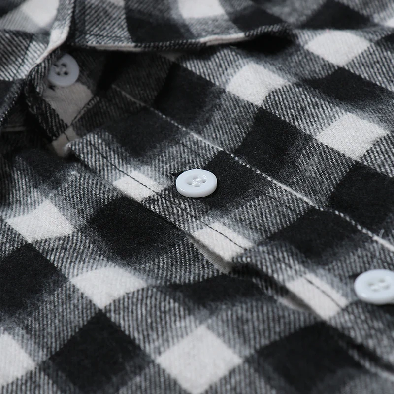 Plaid Shirt Brand Men's Autumn Long Sleeve Men Casual Shirts High Quality Cotton Clothing | Мужская одежда