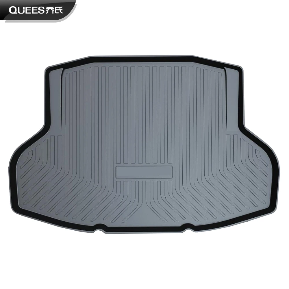 QUEES Custom Fit Cargo Liner Carpet Tray Floor Mat for Honda Civic 10th Generation 2016 2017 2018 |