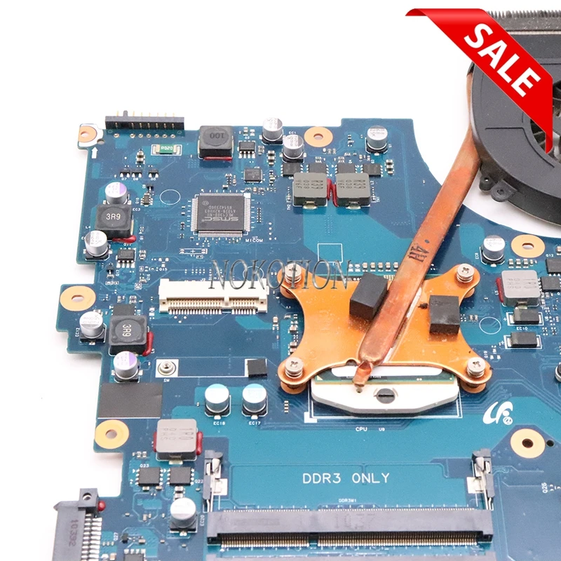 NOKOTION BA92-06785A BA41-01219A ноутбук материнская плата для Samsung R540 NP-R540 материнская плата BREMEN-C HM55 DDR3 процессор+ Raidiator