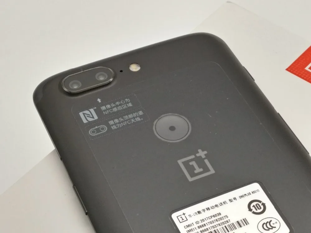 OnePlus 5 т a5010 оригинальный 8 ГБ/128 ГБ полный Экран Snapdragon 835 смартфон 4G NFC LTE Быстрая