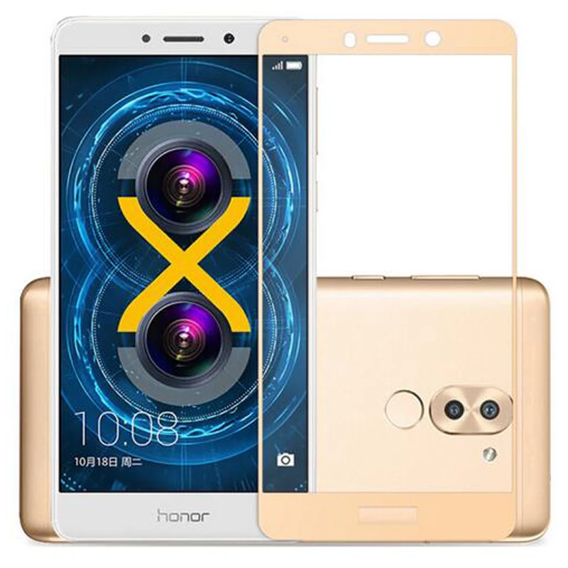 ARYIKUM HD полное покрытие закаленное стекло для Huawei Honor 6X 32 Гб 64 Honor6X Защитная пленка