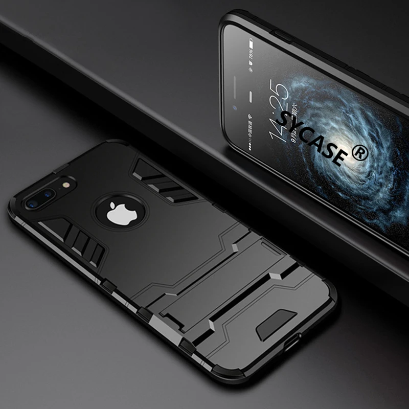 SYCASE iron man case Shockproof Armor Phone Case For Samsung S7 S8 S9 Plus note8 A J ect Luxury TPU Protective Hard Cases Coque |