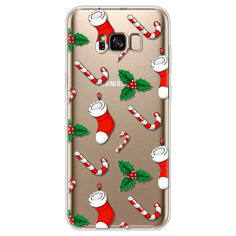 Рождественский подарок бант из ленты TPU с изображением для samsung Galaxy J3 J5 J6 J7 Prime S8 S9 S10 плюс A5 A7 A8 Примечание 8 9 A50 A70 мягкий чехол