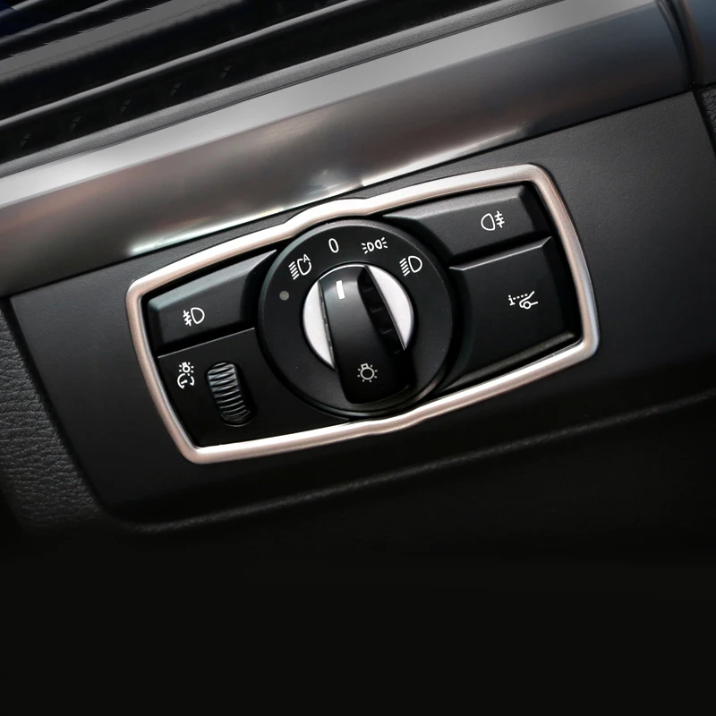 Нержавеющая сталь подкладке головной светильник кнопка включения Панель